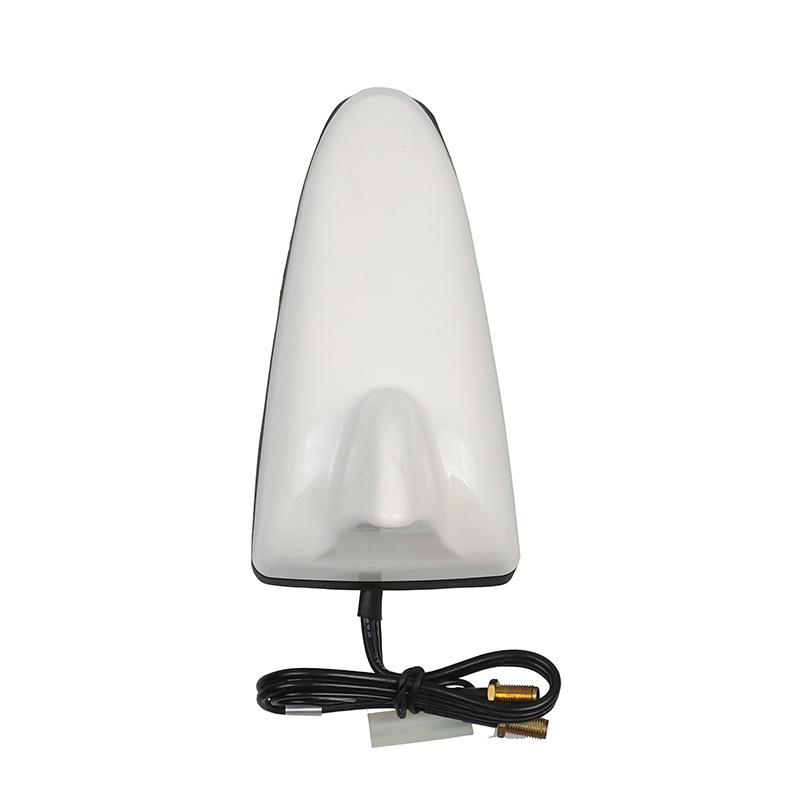 Shark Fin auto antena ar FM uztvērēju, GPS un TV – 12V, vītne uzstādīšana, 30 000 stundu kalpošanas laiks