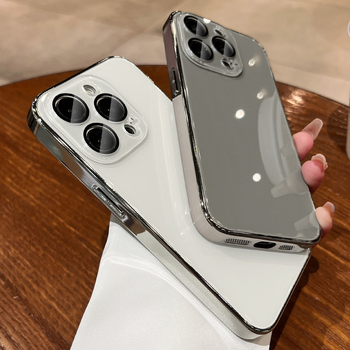 balasha aizsargapvalks Apple iPhone, ciets korpuss, elektroplēšanas virsma, saderīgs ar Apple ierīcēm