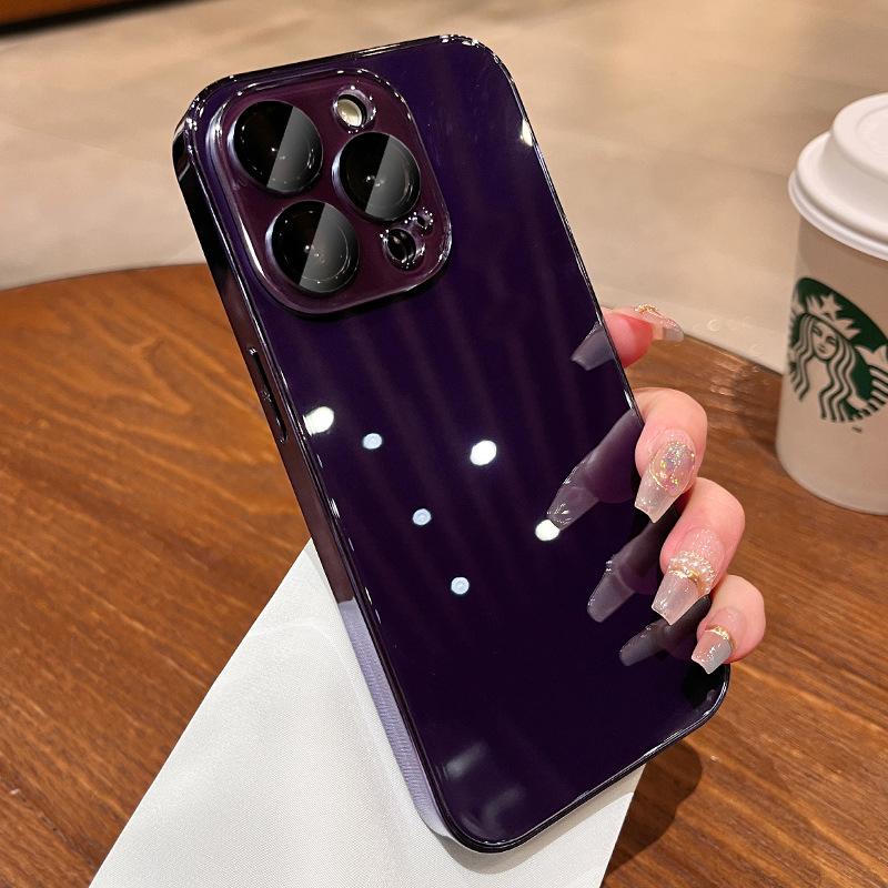 balasha aizsargapvalks Apple iPhone, ciets korpuss, elektroplēšanas virsma, saderīgs ar Apple ierīcēm