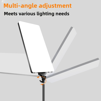 Studijos apšvietimas tiesioginiams srautui, selfie ir fotografijai/videomaterialams, 100W, modelis RL-32, 220V, trys spalvų temperatūros, apdorojimas ir pritaikymas