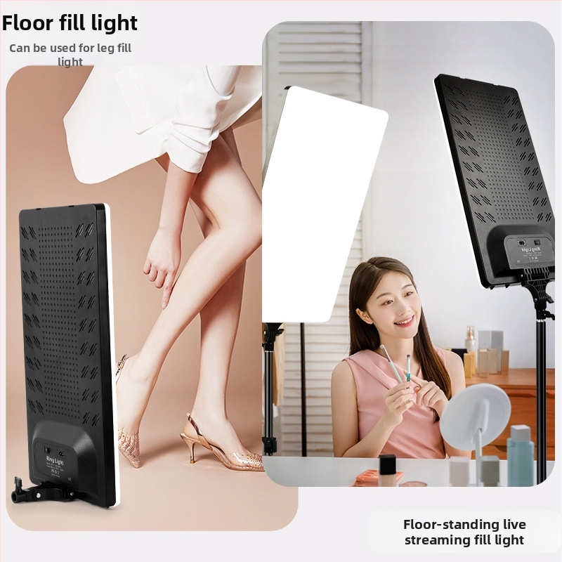 Studijos apšvietimas tiesioginiams srautui, selfie ir fotografijai/videomaterialams, 100W, modelis RL-32, 220V, trys spalvų temperatūros, apdorojimas ir pritaikymas