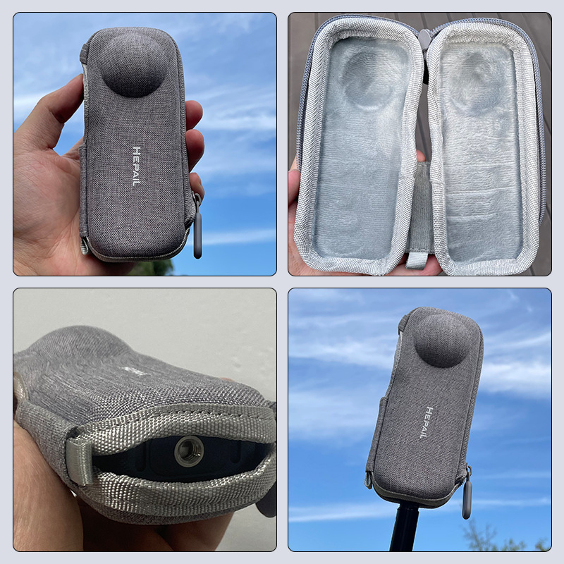 Torba za pohranu Insta360 X4/X5, EVA vanjski omotač i unutarnja zaštita protiv ogrebotina, prijenosni zaštitni etui