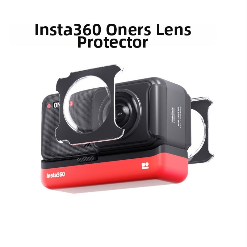 Ακόλλητος προστατευτικός καθρέπτης για Insta360 One RS / One R πανοραμική κάμερα (PC; συμβατά μοντέλα: Insta360 One RS/One R; περιλαμβάνει: 2 προστατευτικά καθρέφτες, 4 αυτοκόλλητες ταινίες διπλής όψεως, 1 οδηγός)