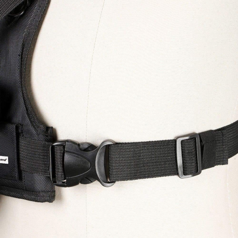 MQ-MSP01 dviejų kamerų dirželis, Kedebao, nailonas + tinklo audinys, reguliuojamas ilgis, maksimali apkrova 5, skirtas SLR kameroms