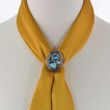 Broš od legure, retro ženski stil, U-oblik, dvostruka uporaba