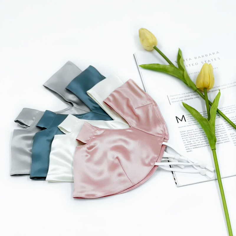 Šilko saulės kaukė su hialurono rūgštimi vasarai, unisex, UV apsauga