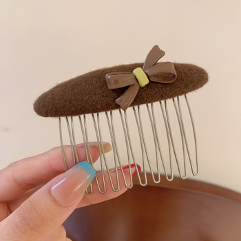 Clip de păr 2458 - făcut manual, elegant, geometric, feminin, plastic/rășină