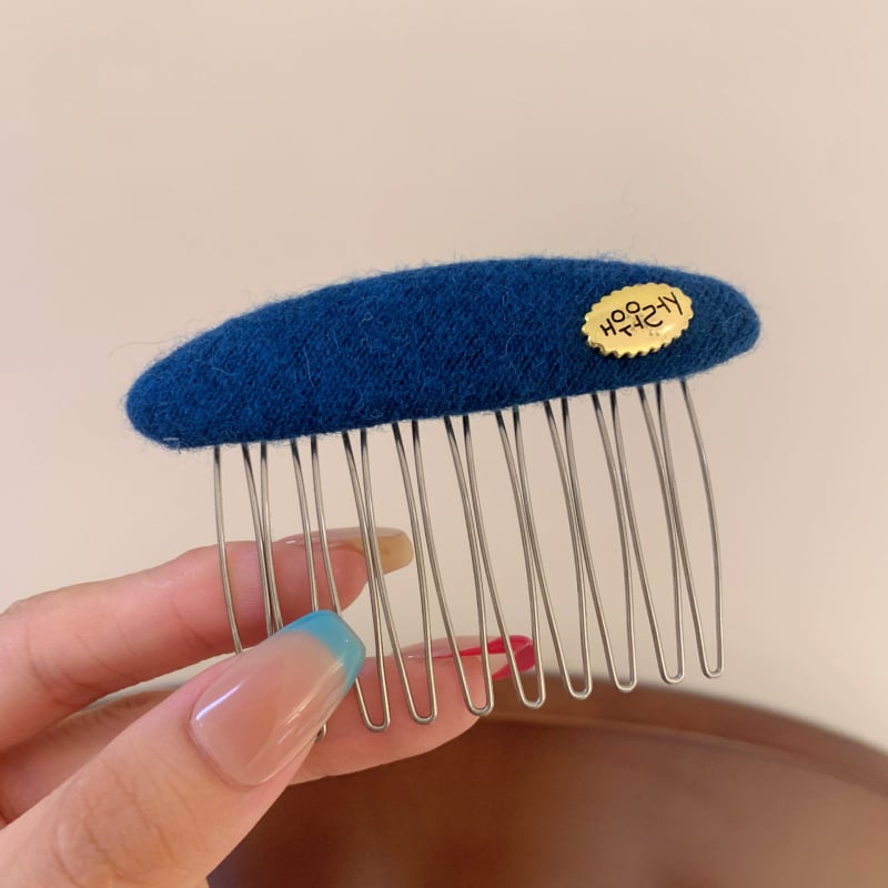 Clip de păr 2458 - făcut manual, elegant, geometric, feminin, plastic/rășină