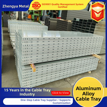 Pielāgota ugunsizturīga alumīnija sakausējuma kabelu plaukta, trough tips, enerģijas sadalei, pēc pasūtījuma