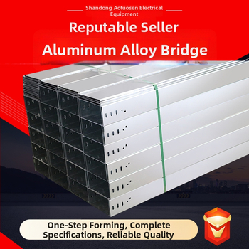 Alumīnija sakausējuma kabelu tiltu kanāls ar trapecveida atdalītāju, ārējai lietošanai, Otosen, modeļi 50x50–400x200