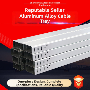 Alumīnija sakausējuma kabelu tiltu kanāls ar trapecveida atdalītāju, ārējai lietošanai, Otosen, modeļi 50x50–400x200