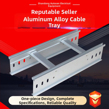 Alumīnija sakausējuma kabelu tiltu kanāls ar trapecveida atdalītāju, ārējai lietošanai, Otosen, modeļi 50x50–400x200