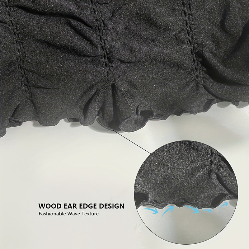 Besiūlės moterų nailono bokserinės, aukštas liemuo, megzta konstrukcija, 90% nailonas, paprastas dizainas