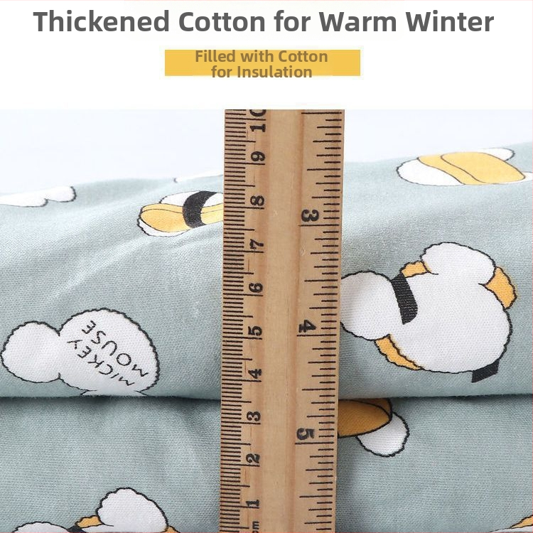 Kūdikių miego maišelis, rankų darbo medvilnė, žieminis, storintas, su atskiromis kojomis