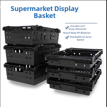 Plastmasas grozs dārzeņiem un augļiem izstādīšanai, saliekams