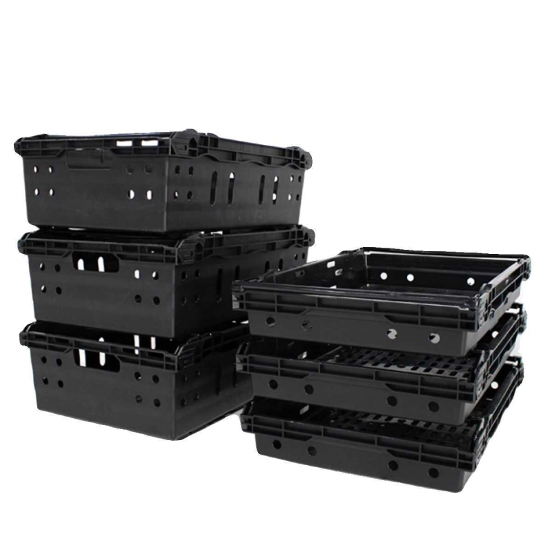 Plastmasas grozs dārzeņiem un augļiem izstādīšanai, saliekams