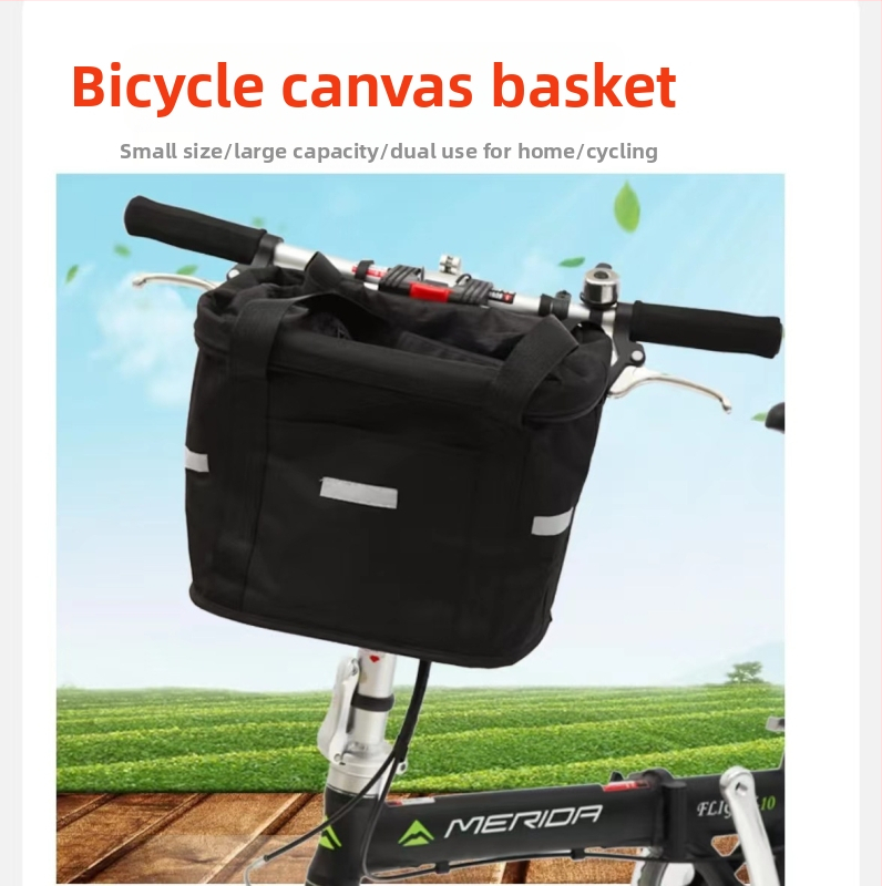 Prednja košara za bicikl — Oxford materijal; torba za bicikl; uvoz: Ne