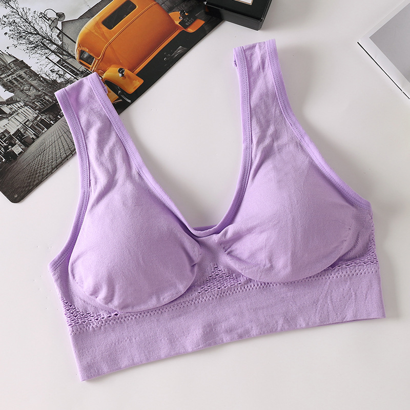 Bešiu jogos sportinė liemenėlė – iškirptė su iškirpte, kvėpuojanti, 3/4 kaušelis, Kaušelių tipas: viršutinis plonas / apatinis storesnis, Krūtinės ilgis, Nailonas