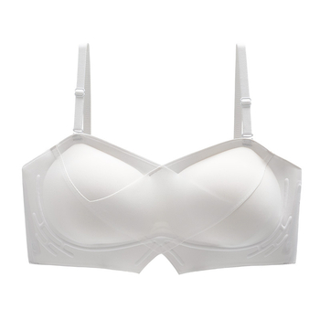 Liemenėlė be petnešių, belaidė, be siūlių, nematoma po drabužiais; 1/2 puodelio, ploni formuojami puodeliai; nuimami dvigubi dirželiai