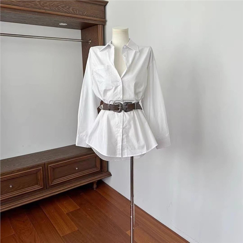 Övvel ellátott inget-ruha, hosszú ujjú, polo gallér, chenille anyag (Spandex; tartalom <30%; szarv ujjak)