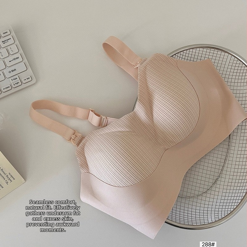 Laktācijas krūšturis ar priekšējo sprādzi, dubultais pacēlājs, pret kritumu, plānas formētas kausi, pēc dzemdībām