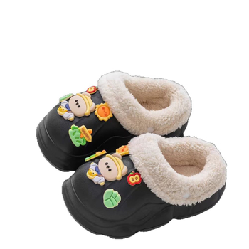 Детски пантофи с Cartoon мотив, EVA горна част и подметка, унисекс, зима, противохлъзгави, топли
