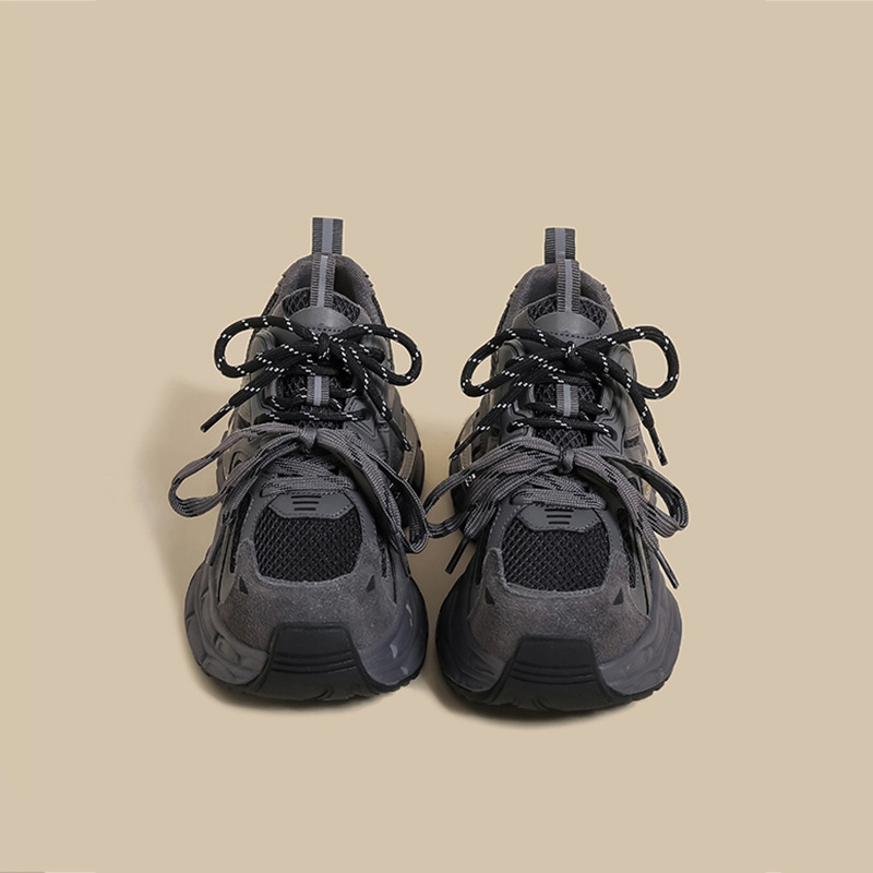 Dječje tenisice dad shoes - lagane, jednofarbni gornji dio od super vlakana, potplat od gume/plastike, za uzrast 7–16 godina, zima, proljeće i jesen