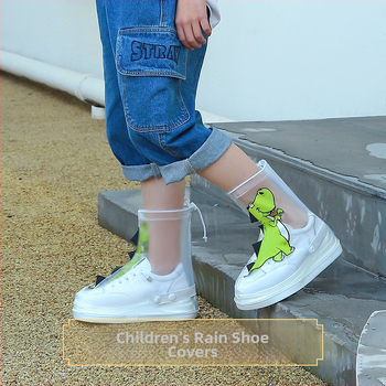 Vaikų PVC lietaus batų uždangalai — atsparūs vandeniui, neslystantys, atsparūs dilimui, nešvarumams atsparūs
