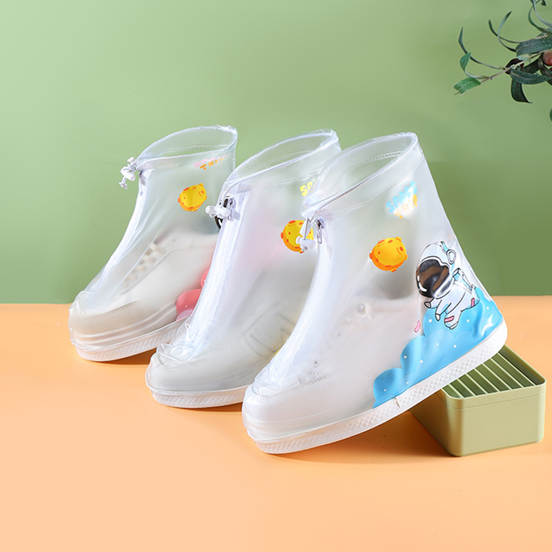 Vaikų PVC lietaus batų uždangalai — atsparūs vandeniui, neslystantys, atsparūs dilimui, nešvarumams atsparūs