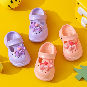 Детски EVA сандали с EVA горна част и EVA подметка, антиплъзгаща подметка, ултра леки, повдигаща подметка