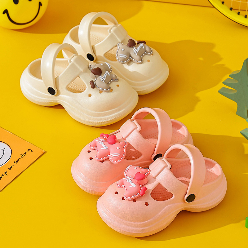 Детски EVA сандали с EVA горна част и EVA подметка, антиплъзгаща подметка, ултра леки, повдигаща подметка