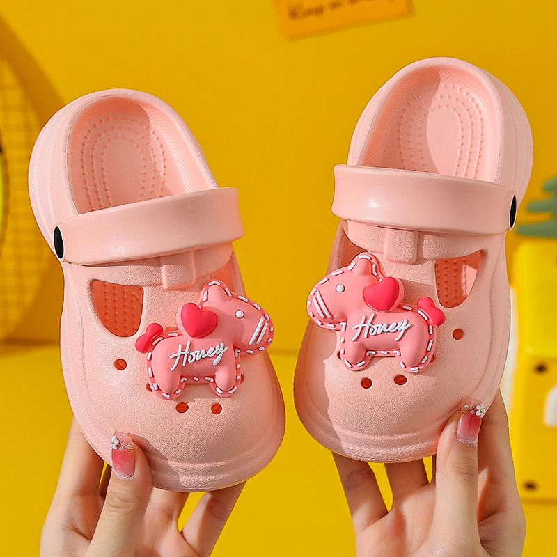 Детски EVA сандали с EVA горна част и EVA подметка, антиплъзгаща подметка, ултра леки, повдигаща подметка