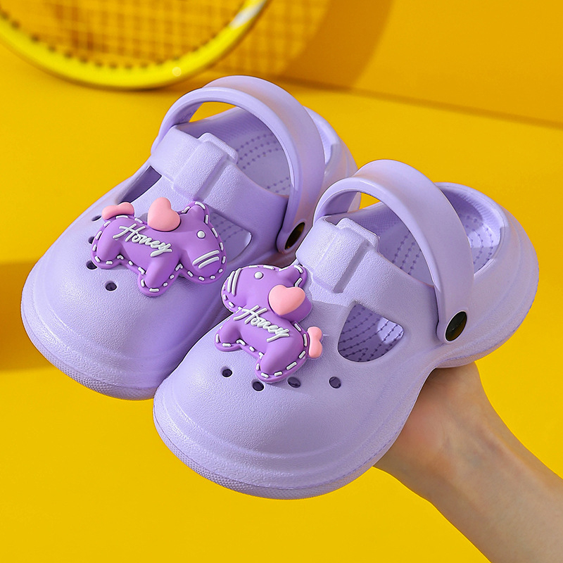 Детски EVA сандали с EVA горна част и EVA подметка, антиплъзгаща подметка, ултра леки, повдигаща подметка