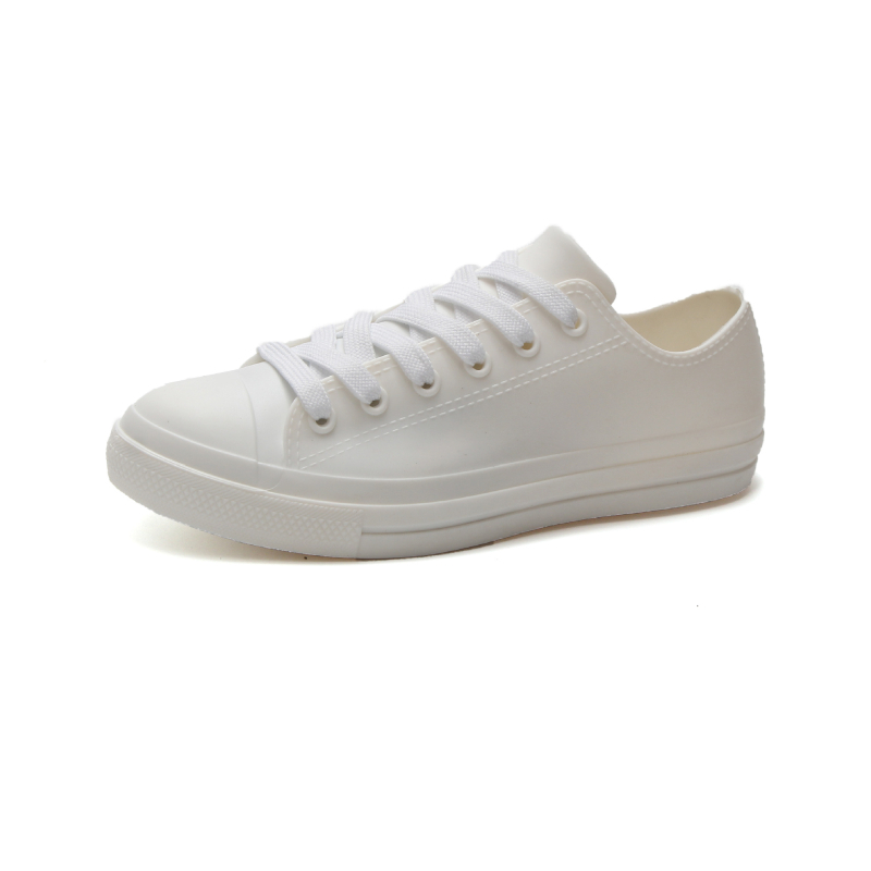 Sieviešu lietus zābaki ar zemu augšdaļu, PVC augšdaļa, plakana zole, korejas stils, ikdienas lietošanai, četri gadalaiki