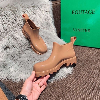 Unisex lietus zābaki virs ceļgala no PVC – bieza zole, ūdensizturīgi un pretslīdes rudens–ziemas sezonai