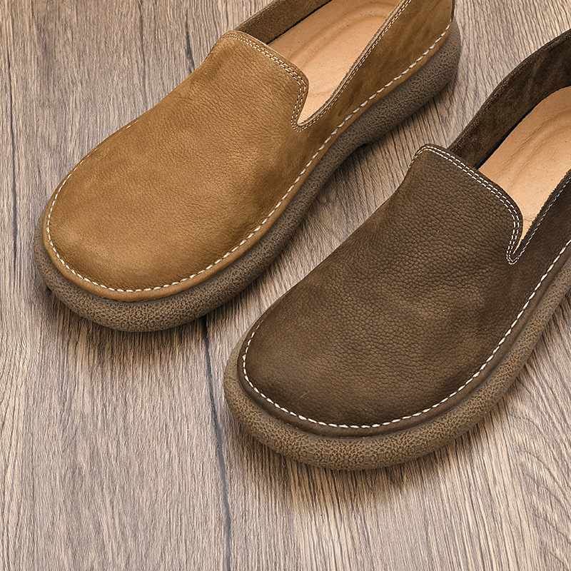 Muške kožne jedrarske tenisice, prozračan komfor, uložak od prirodne kože, gumeni potplat injekcijom oblikovanjem