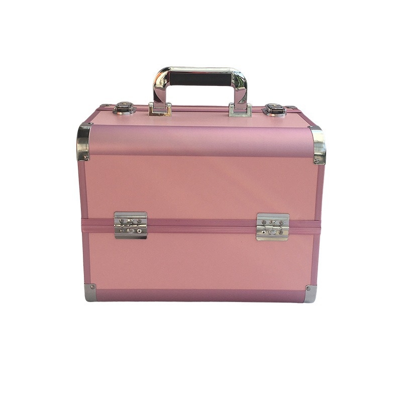 Többfunkciós sminktáska, kemény doboz alakú külső, fedett nyitás, Oxford anyagú bélés, belső cipzáras rekesz (Anyag: Oxford; Forma: doboz típus; Keménység: kemény; Nyitás: fedett; Belső zseb: cipzár)