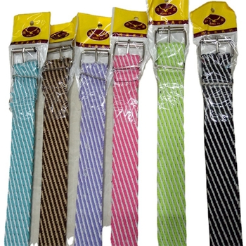Tkani platneni pojas s željeznom kopčom s iglom, Jacquard završna obrada, pakiranje 12 kom.