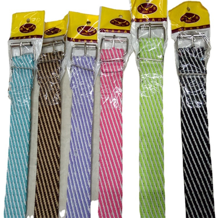 Tkani platneni pojas s željeznom kopčom s iglom, Jacquard završna obrada, pakiranje 12 kom.