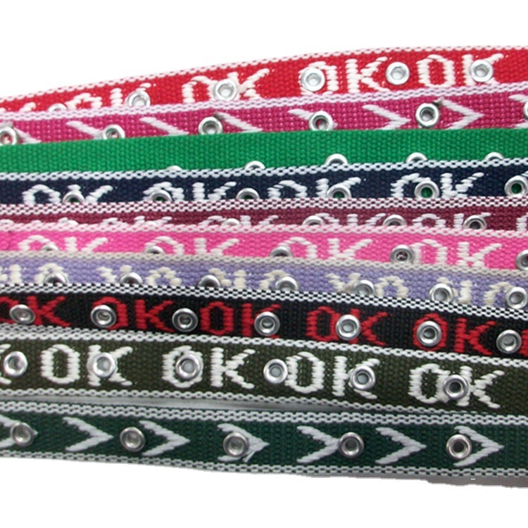 Tkani platneni pojas s željeznom kopčom s iglom, Jacquard završna obrada, pakiranje 12 kom.
