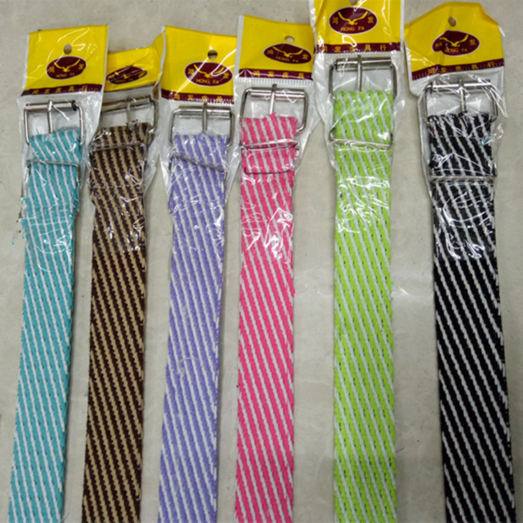 Tkani platneni pojas s željeznom kopčom s iglom, Jacquard završna obrada, pakiranje 12 kom.