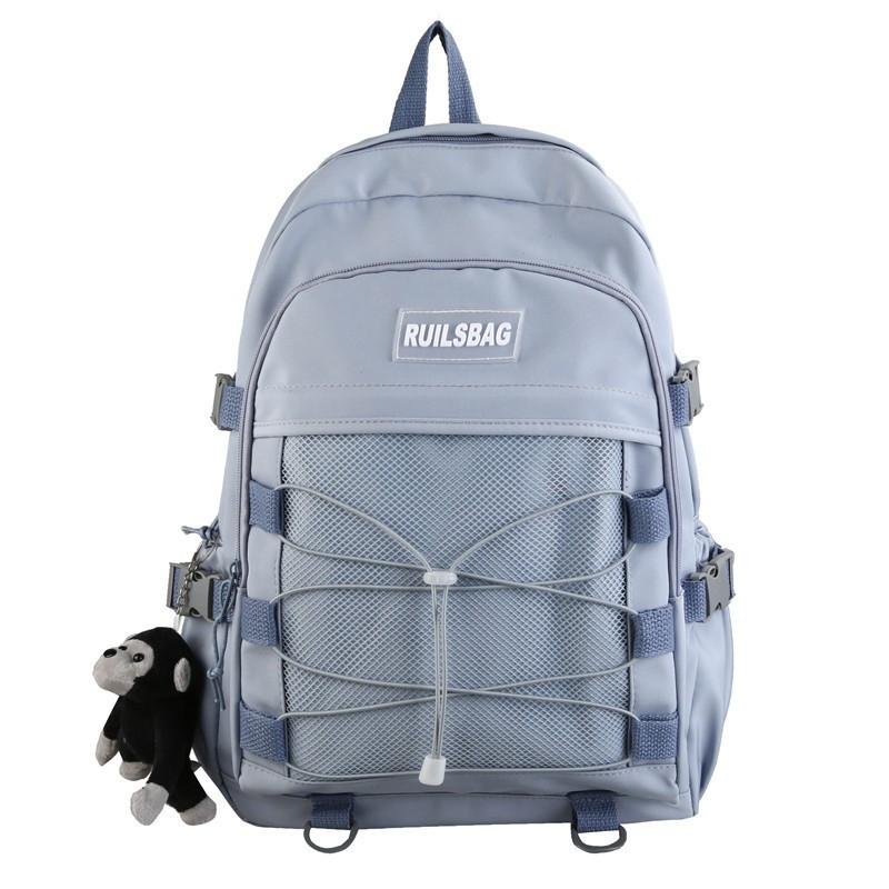 Unisex ruksak s križnim remenima, lagan, sveučilišni stil, INS stil akademski izgled, kapaciteta 36–55 L, stane 15-inčni prijenosnik, Oxford platno