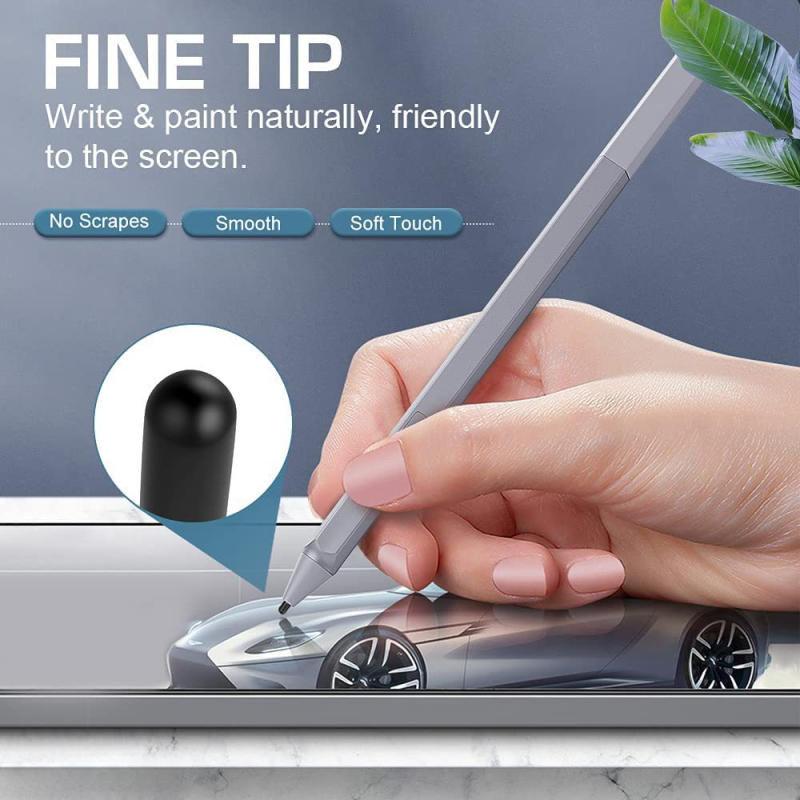 Σετ άκρων γραφίδας Surface με Pro5 nib, περίβλημα από σιλικόνη, αντι-άγγιγμα, συμβατό με Microsoft Surface Pro4/5/6/7/Book ProX, Keite