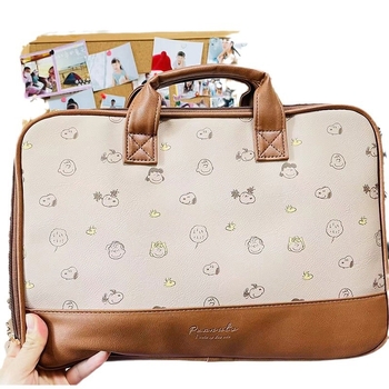 Laptop táska vízálló PU, Oxford bélés, állatmintás, uniszex, 2024 ősz