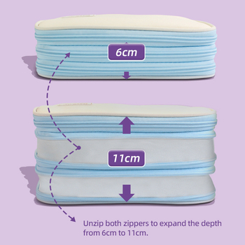 Pernica, s tri sloja, prijenosna, s velikim kapacitetom (platno; korejskog stila)