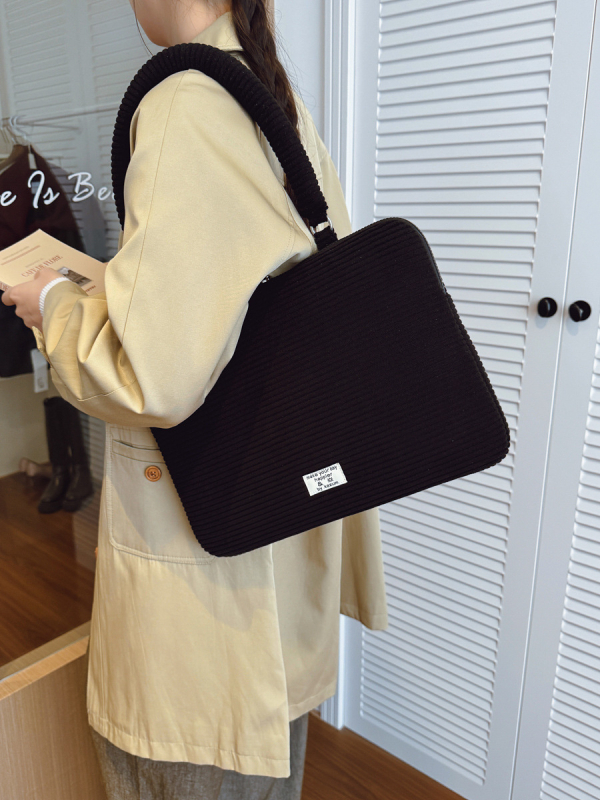 Notebook válltáska, lopás elleni, nylon anyag, poliészter bélés, utcai stílus, uniszex