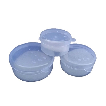 Cutie rotundă din plastic pentru viermi, transparentă și respirabilă, fabricată în China