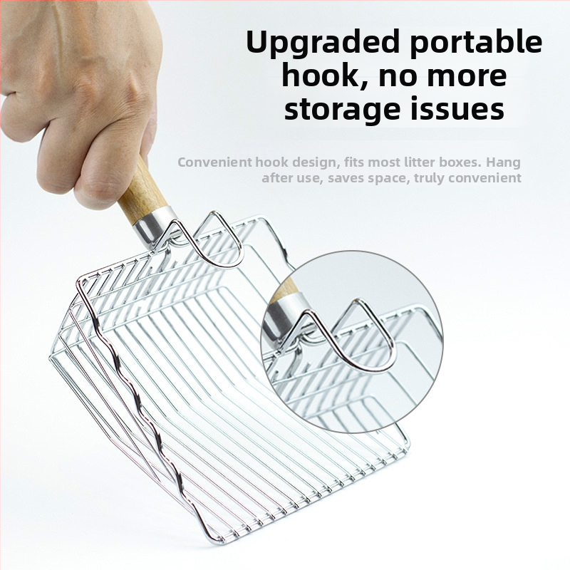 Metāla kaķa smilšu lāpsteņa; saderīga ar bentonītu, tofu smilšu un sajaukto smilšu maisījumu; nav ievestā; bez privātā zīmola zīmes