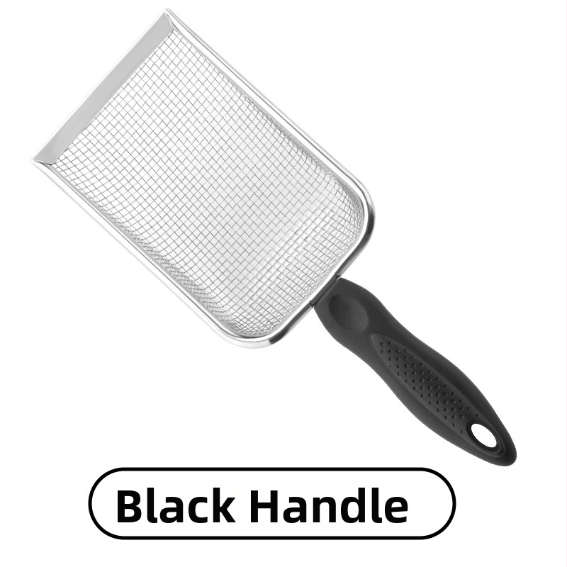 GF nerūsējošā tērauda kaķu smilšu lāpstiņa ar rokturi – privātā zīmola iespēja, nav importēta