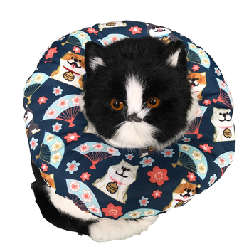 Macska nyakörv - puha szövet, univerzális méret, harapás elleni